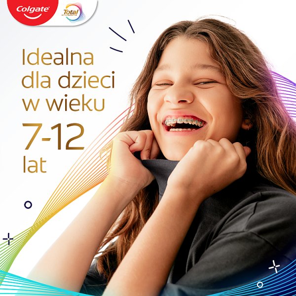Colgate Total Active Prevention Junior 7 - 12 lat pasta do zębów dla dzieci 50 ml