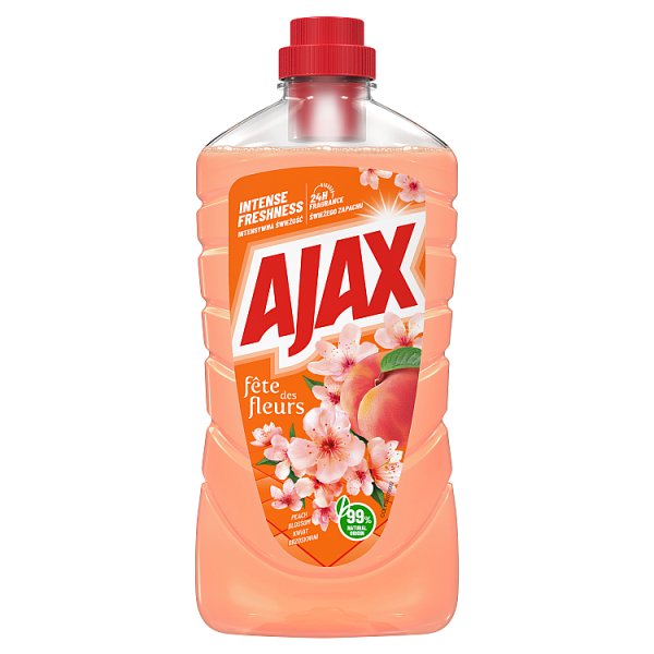 Ajax Fête des Fleurs Kwiat Brzoskwini Płyn uniwersalny 1L