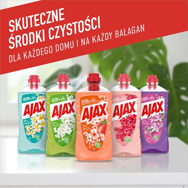 Ajax Fête des Fleurs Kwiat Brzoskwini Płyn uniwersalny 1L