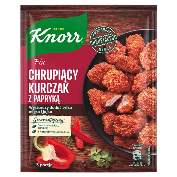 Knorr Fix chrupiący kurczak z papryką 70 g