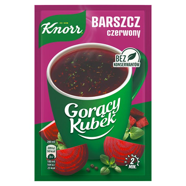 Knorr Gorący Kubek Barszcz czerwony 14 g