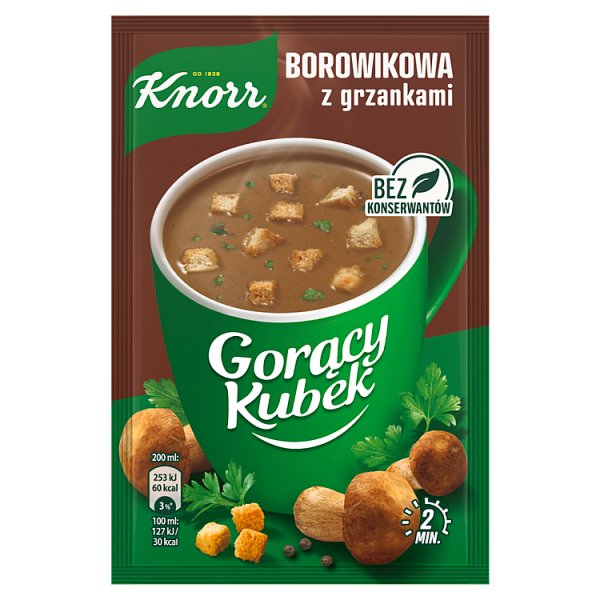 Knorr Gorący Kubek Borowikowa z grzankami 15 g