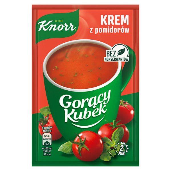 Knorr Gorący Kubek Krem z pomidorów 19 g