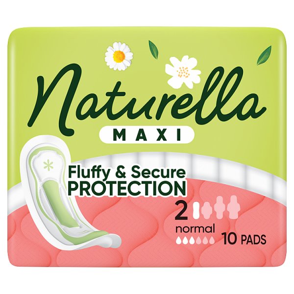 Naturella Maxi Podpaski Normal Bez Skrzydełek, rozmiar 2, 10