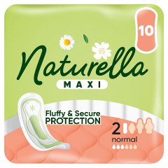 Naturella Maxi Podpaski Normal Bez Skrzydełek, rozmiar 2, 10