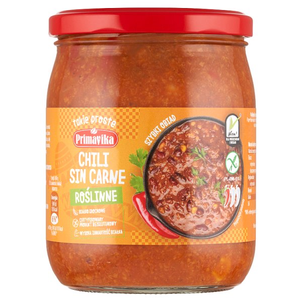 Primavika Chili sin carne 470 g
