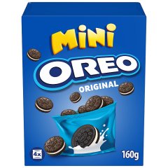 Oreo Original Mini Ciastka kakaowe z nadzieniem o smaku waniliowym 160 g (4 x 40 g)