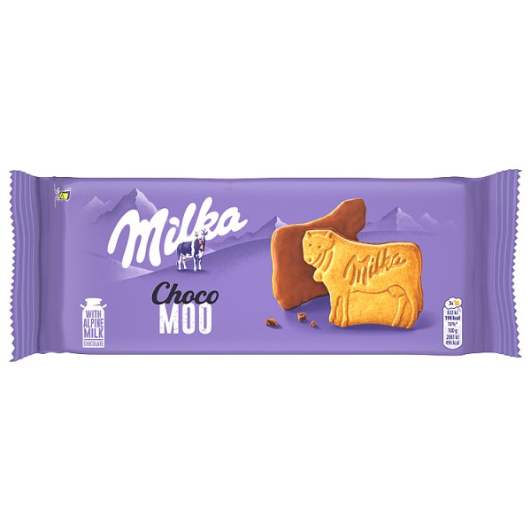 Milka Choco Moo Ciastka oblane czekoladą mleczną 120 g