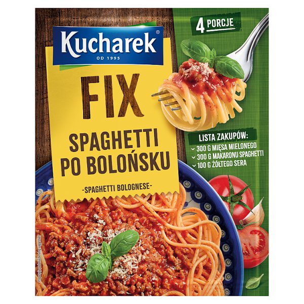 Kucharek Fix spaghetti po bolońsku 41 g
