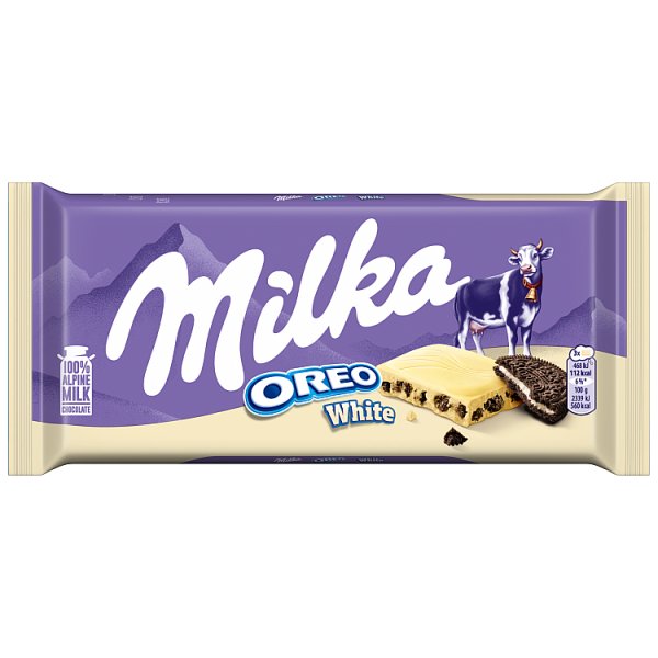 Milka Oreo White Biała czekolada 100 g