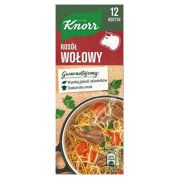Knorr Rosół wołowy 120 g (12 x 10 g)