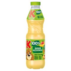 Sok 100% Kubuś jabłko banan brzoskwinia marchew doliczana jest kaucja 0,50 zł
