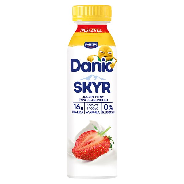 Danio Skyr jogurt pitny typu islandzkiego truskawka 270 g