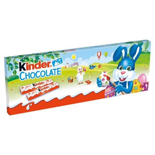 Kinder Chocolate Batonik z mlecznej czekolady z nadzieniem mlecznym 150 g (12 sztuk)