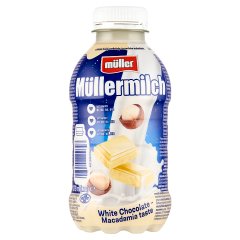 Müller Müllermilch Napój mleczny o smaku białej czekolady i orzechów makadamia 400 g