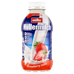 Müller Müllermilch Napój mleczny o smaku truskawkowym 400 g