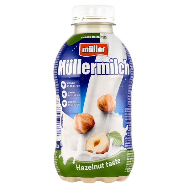 Müller Müllermilch Napój mleczny o smaku orzechowym 400 g