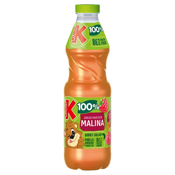 Kubuś 100 % Sok jabłko marchew malina 850 ml