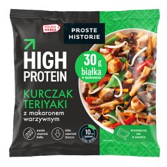 Proste Historie High Protein Kurczak teriyaki z makaronem warzywnym 400 g