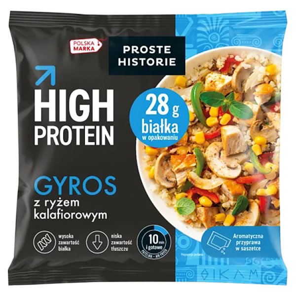 Proste Historie High Protein Gyros z ryżem kalafiorowym 400 g