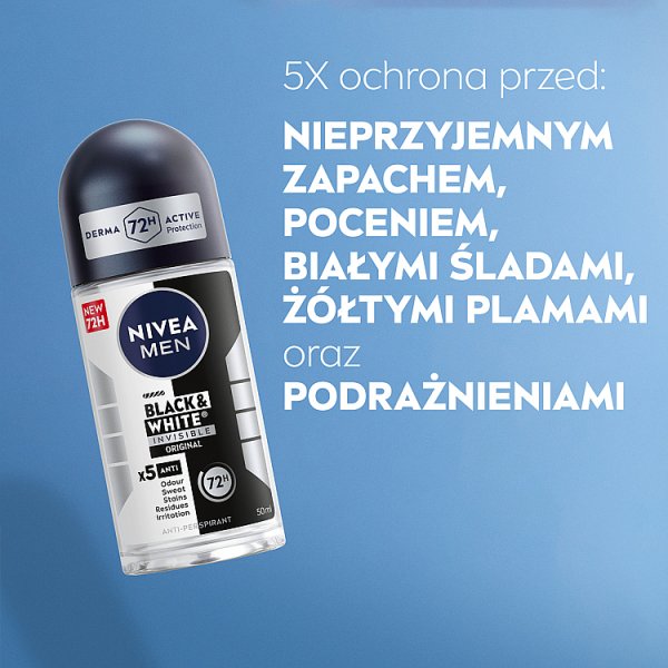 Nivea MEN Antyperspirant w Kulce Black&amp;White Power 50 ml