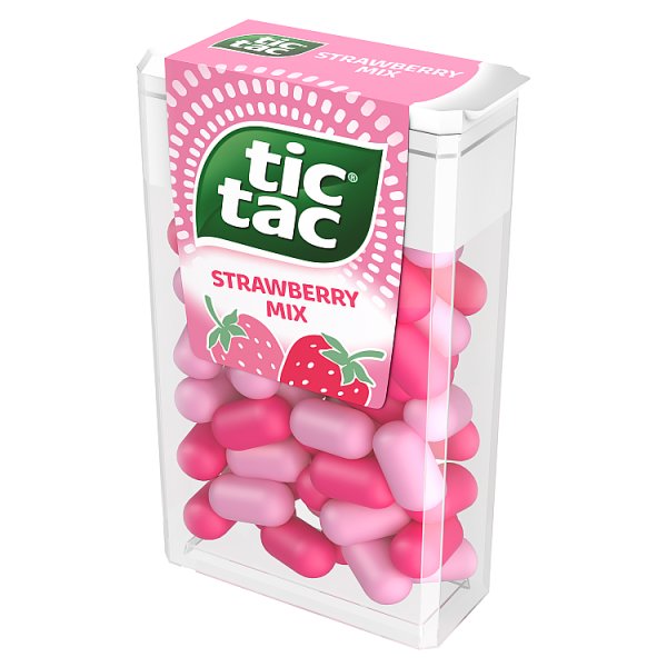 Tic Tac Drażetki o smaku truskawki 54 g