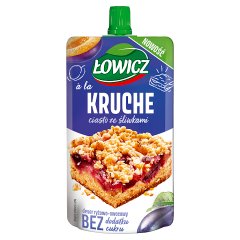 Łowicz Deser ryżowo-owocowy a'la kruche ciasto ze śliwkami 100 g