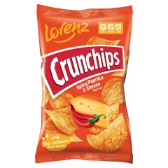 Crunchips Chipsy ziemniaczane o smaku pikantnej papryki i sera 130 g