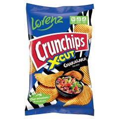 Crunchips X-Cut Chipsy ziemniaczane o smaku słodko-pikantnym 130 g