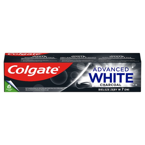 Pasta do zębów Colgate Advanced White Charcoal z aktywnym węglem 75ml