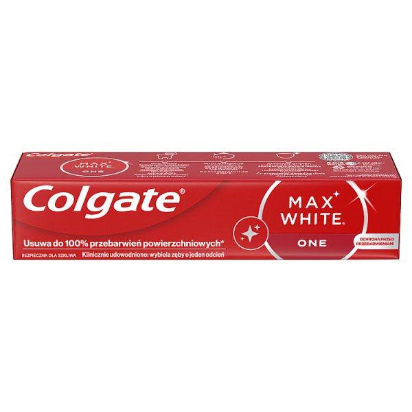 Colgate Max White One wybielająca pasta do zębów z fluorem 75 ml