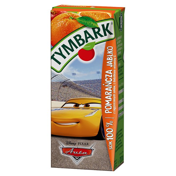 Tymbark Sok 100 % pomarańcza jabłko 200 ml