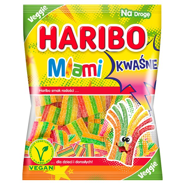Haribo Miami Fizz Żelki owocowe 85 g