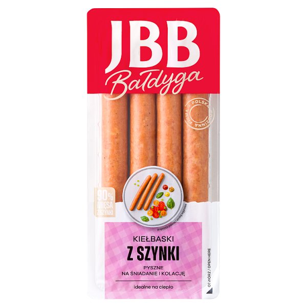 Kiełbaski JBB z szynki 