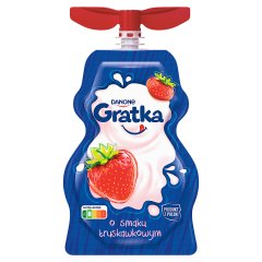 Gratka Deser o smaku truskawkowym 65 g