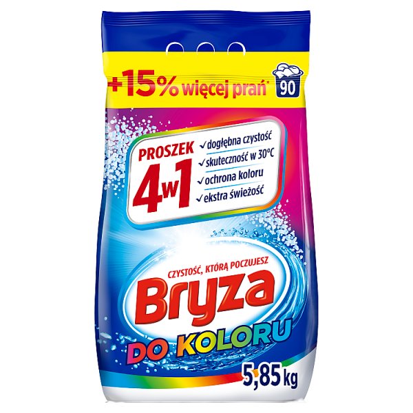 Bryza 4w1 Proszek do prania do koloru 5,85 kg (90 prań)