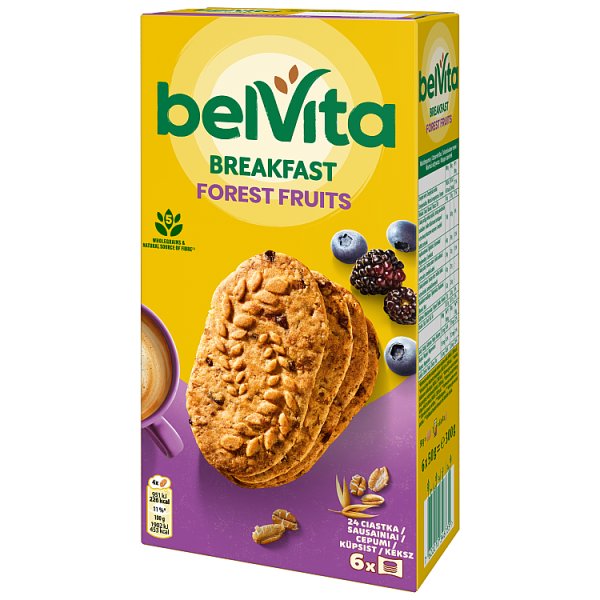 belVita ciastka zbożowe z owocami leśnymi ciastka zbożowe - 300 g