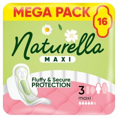Naturella Classic Maxi rozmiar 3 Podpaski ze skrzydełkami, × 16