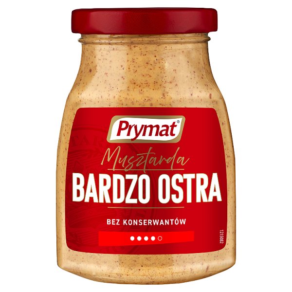 Prymat Musztarda bardzo ostra 180 g