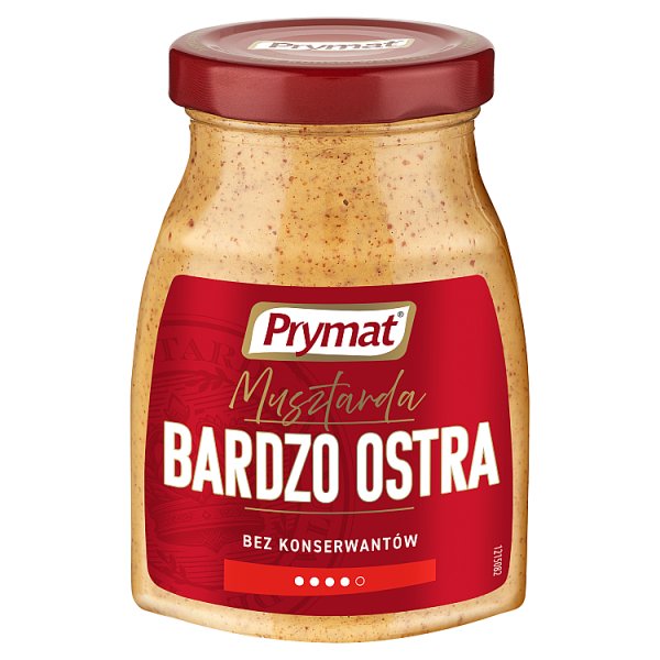 Prymat Musztarda bardzo ostra 180 g