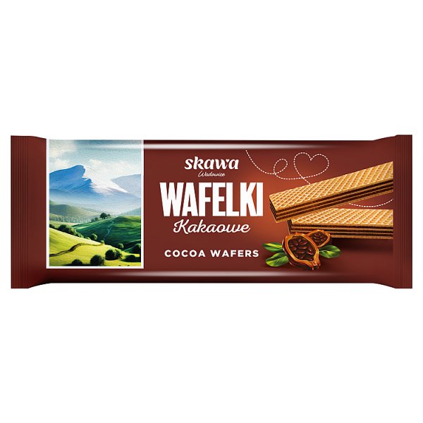 Wadowice Skawa Wafelki kakaowe 80 g