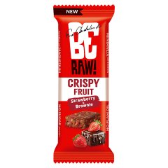 Be Raw! Crispy Fruit Baton owocowy o smaku truskawka-brownie 40 g
