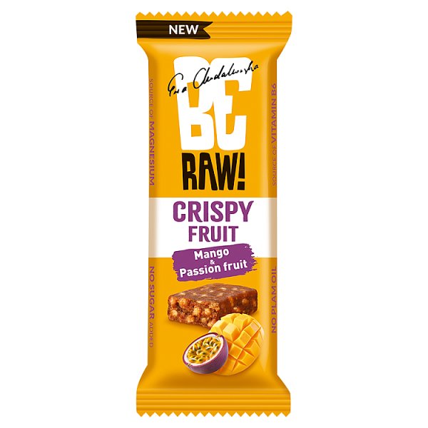 Be Raw! Crispy Fruit Baton owocowy o smaku mango-marakuja 40 g