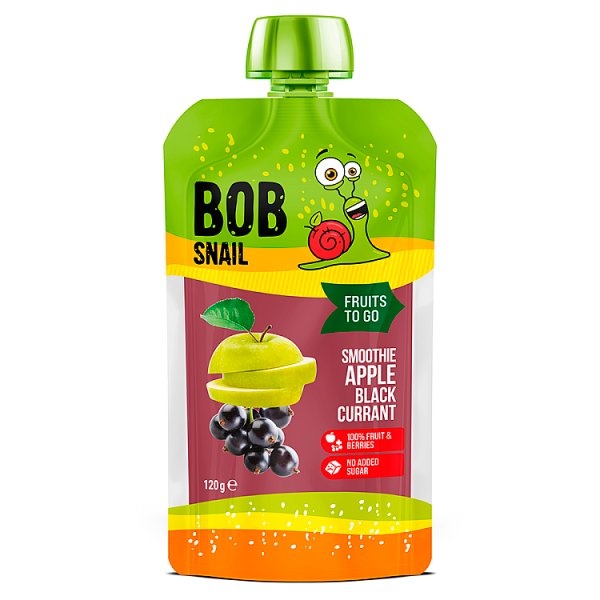 Bob Snail Przecier jabłkowo-czarna porzeczka 120 g