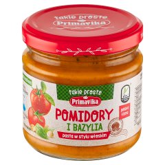 Primavika Pasta w stylu włoskim pomidory i bazylia 160 g