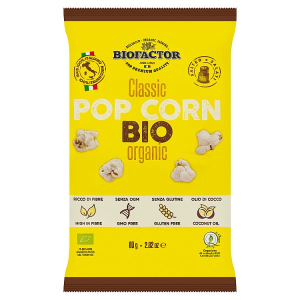 Biofactor Classic Popcorn solony bio 80 g