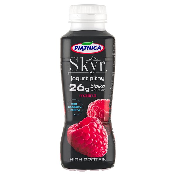 Piątnica High Protein Skyr jogurt pitny malina 360 g