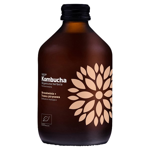 Vigo Kombucha brzoskwinia + trawa cytrynowa 330 ml