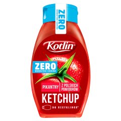 Kotlin Ketchup pikantny zero dodatku cukru 420 g