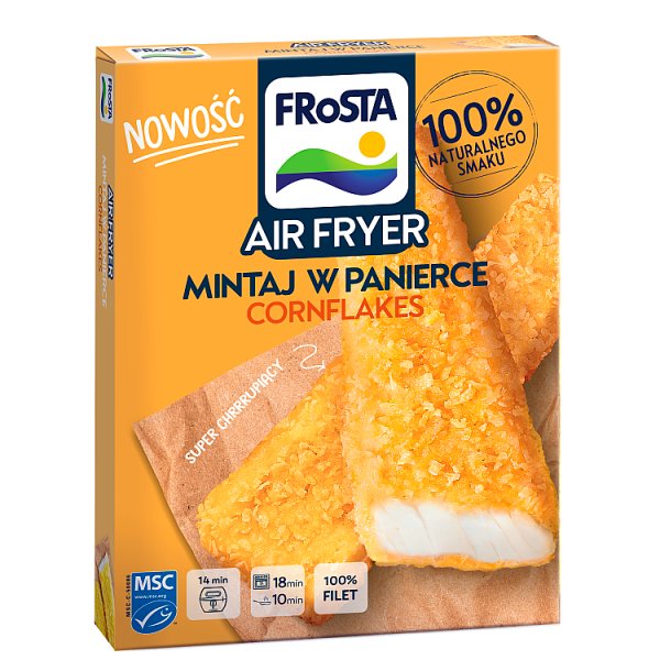 FRoSTA Air Fryer Mintaj w panierce cornflakes 240 g (2 sztuki)